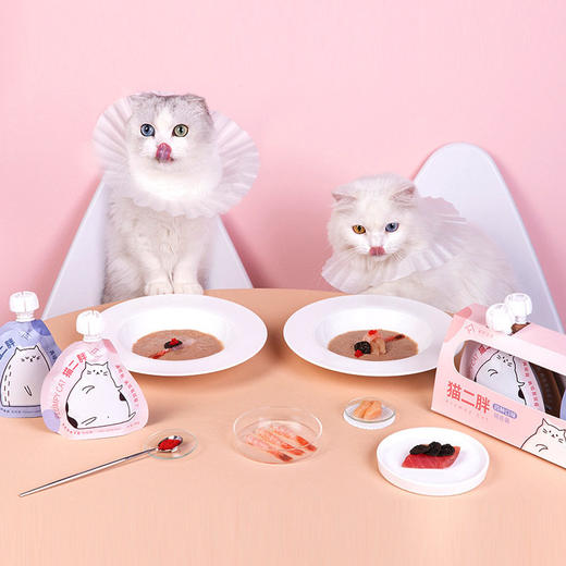 尾巴生活猫二胖吸吸酱猫咪零食营养补水肉泥酱猫条湿粮包 商品图3
