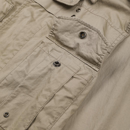 ROMI STUDIO“复古腔调”磨洗质感多口袋翻领工装夹克 RWDSWD1524 商品图3