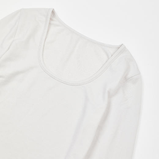 ROMI STUDIO“简约亲肤”莫代尔柔软百搭U领长袖T恤 RWDSS61809 商品图2