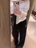 点此购买 大王春秋季女士字母重工烫钻斜肩长袖休闲裤套装 LL 342516 商品缩略图0