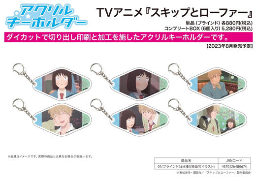 跃动青春 亚克力钥匙扣 盲盒（全6种） 场面写 再贩 商品图0