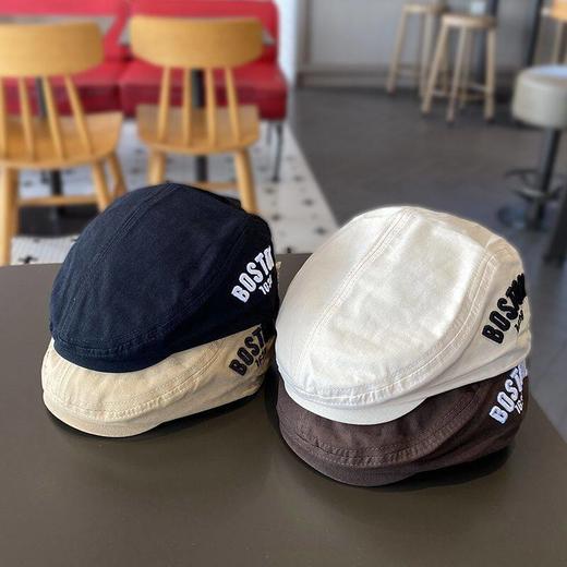 儿童反戴蓓蕾帽子春秋韩国洋气字母刺绣前进帽男童女童贝雷宝宝春 商品图3