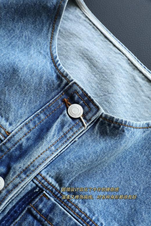 复古水洗牛仔马甲｜解锁早春叠穿的松弛高级感 商品图8