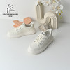经典鲨2026年春季专柜新品男士系带平底跑步休闲小白鞋KW362-613021 商品缩略图1