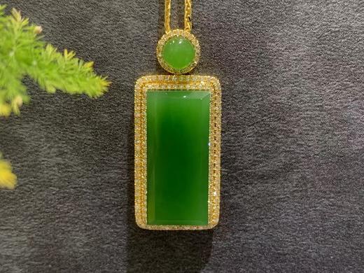 【御珠宫坊·传承系列】金镶碧玉吊坠 商品图0