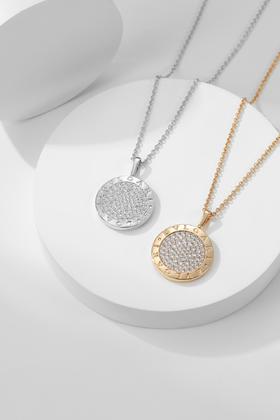 宝格丽BV满钻大饼项链 （XTY）