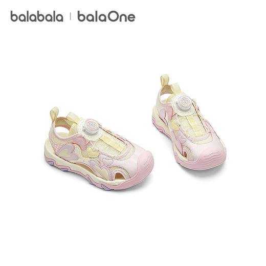 【balaOne】巴拉巴拉童鞋儿童凉鞋女童2026夏新款潮流色彩运动鞋 商品图4