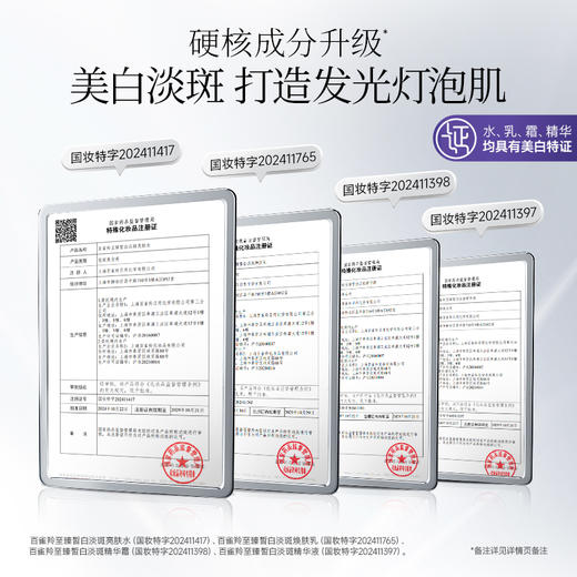 百雀羚白月光系列美白水乳白月光套装护肤品美白淡斑紧致保湿化妆品 商品图1