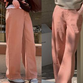 【法式慵懒复古天丝棉干枯玫瑰牛仔裤】不张扬自带高级质感，显白不挑人~举手投足间，尽显女性的温婉与韵致WD