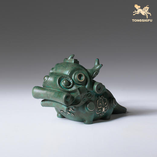铜师傅 陕西历史博物馆系列《青铜龙铜摆件》青铜摆件 商品图3