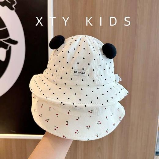 婴儿渔夫帽春秋季薄款甜美可爱遮阳渔夫帽夏天小月龄防晒宝宝盆帽 商品图2