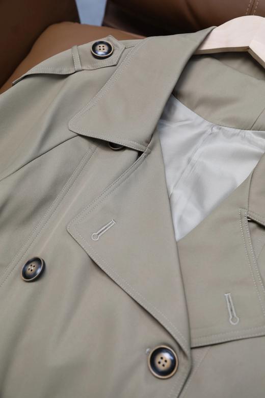 【大女主气质长款风衣】全部进口客供面料，质感超级棒！有型挺括！穿起来特别有范WD 商品图6