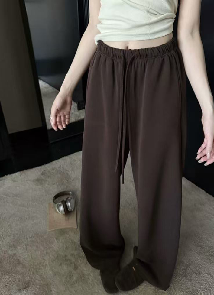 敲高性价比！面料敲舒服的澳绒阔腿裤糯米裤！