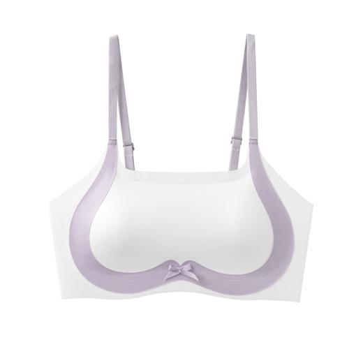 【MUBENMI少女内衣❤2阶无痕美背#Z001】发育期：适合9-15岁，胸部逐渐开始有轮廓的女孩，内衣小薄杯厚度才5mm左右😌铺开有一点点立体模杯的弧度，能自然贴合少女发育曲线~ 商品图13