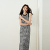 【严选】诗凡黎连衣裙条纹黑白弹力亲肤裙子女2026春夏新款时髦百搭背心式7H3390751 商品缩略图4