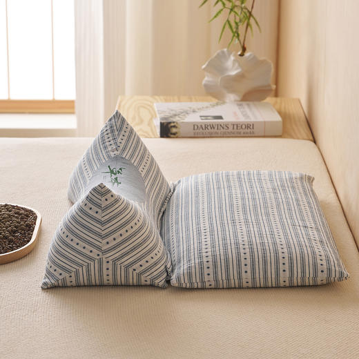 【品牌直发】加倍生活  彩条牵引组合枕荞麦枕香丸枕  4色可选 枕头枕芯yc0414012 商品图7