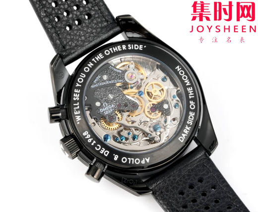 欧米茄 超霸计时系列 月之暗面“阿波罗8号” 男士腕表 搭载定制Cal.1869手动上链机械机芯 表径44.25mm 商品图7