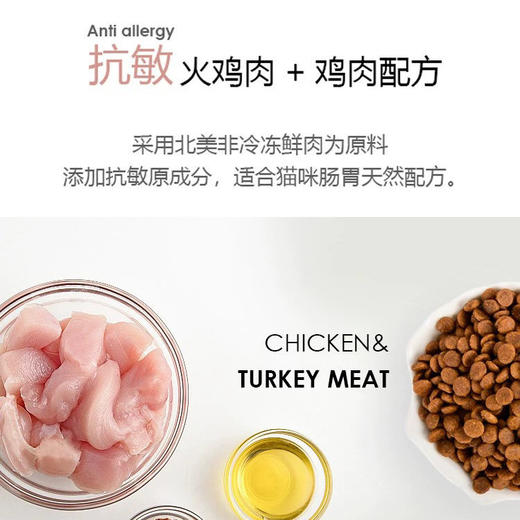 国产TEB汤恩贝C系猫粮C1/C5/C7/C9无谷猫粮成幼猫通用全价粮 商品图3