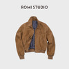ROMI STUDIO进口羊反绒顶奢染色高质感皮夹克外套 RWDSWL2319 商品缩略图1