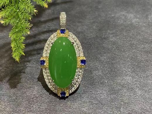 【御珠宫坊】金镶碧玉吊坠 商品图3