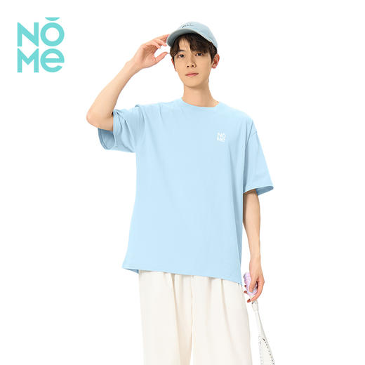 热卖！百搭无敌！【加购3件到手99元，单拍不发货】NOME 情侣款重磅休闲百搭纯棉T恤 宽松版型 亲肤舒适 多色可选 商品图2