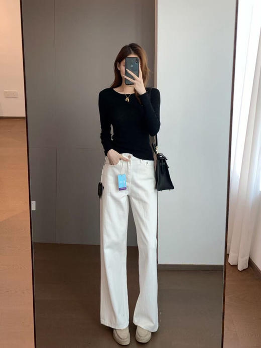 YAW1300喇叭袖丝绒衫 商品图3