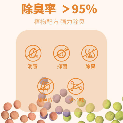 日本KOJIMA猫砂除臭珠猫咪用品猫砂盆猫屎除臭剂伴侣消臭香珠神器 商品图3