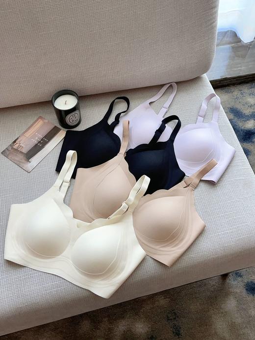 「99到手3件」草本初色魔力托螺纹提拉内衣 环型软支撑 背心式 2种肩带可选530NY 商品图7