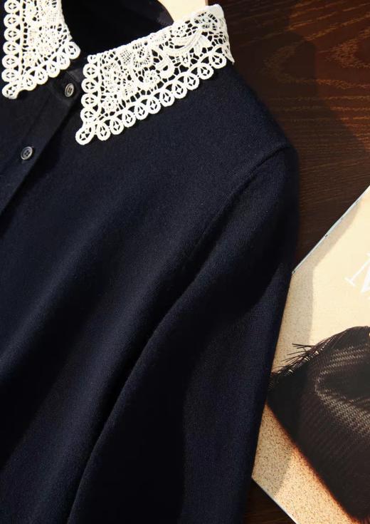 小香风镂空钩花智性优雅衬衫开衫 商品图8