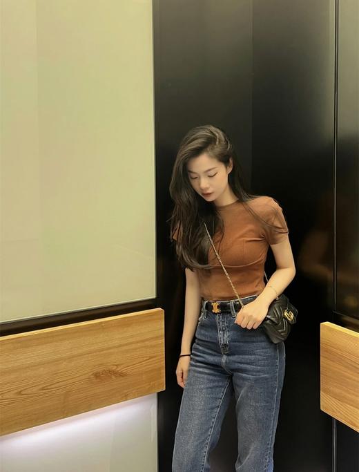 一店k （头层牛皮！双面款！）再也不用极限二选一纠结颜色了！CE 新款双面腰带简直拯救所有穿搭！花一条皮带的钱得两条！超多明星同款~经典凯旋门皮带 商品图9