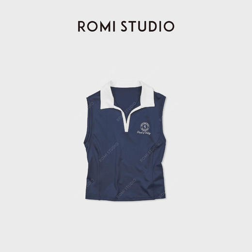 ROMI STUDIO“网球系列”高弹快干时髦撞色修身运动套 RWDSSD1525 商品图2