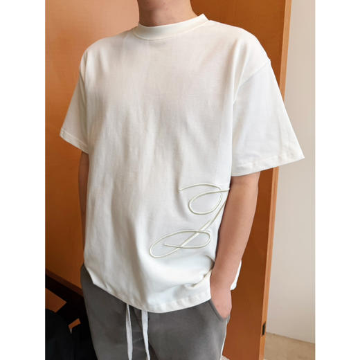 2603305    J刺绣字母短袖T恤 商品图7