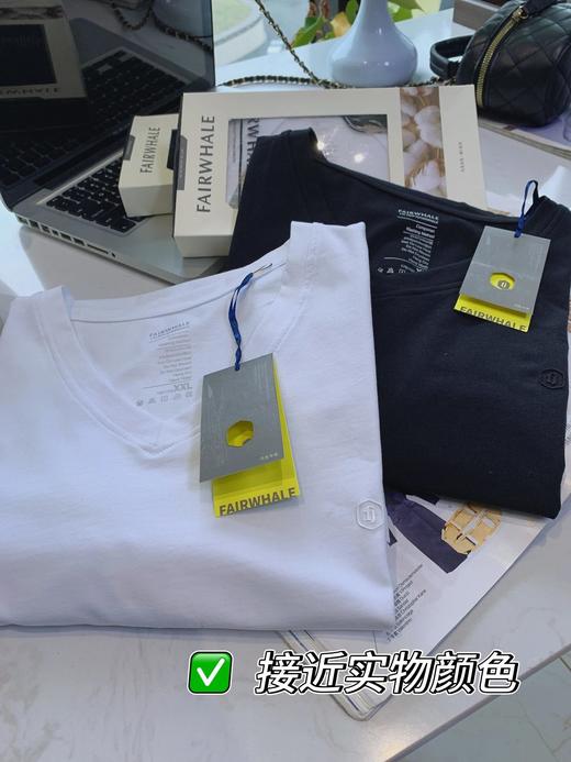 清仓无补不退换！拍2包邮！原！马克华菲纯色V领T  26Y03067- 商品图10