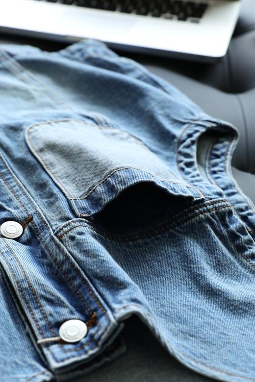 复古水洗牛仔马甲｜解锁早春叠穿的松弛高级感 商品图13