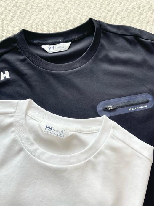 点此购买 海丽汉森夏季男士修身圆领短袖T恤 yw 342424 商品图5