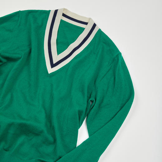 ROMI STUDIO“简约复古”100%羊毛密织亲肤V领套头毛衫 RWDSS61795 商品图9