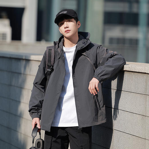 【猫人同厂】山系梭织防晒衣 UPF50+认证防晒 凉感黑科技 男女同款oversize版型 MR-YF2502 商品图2