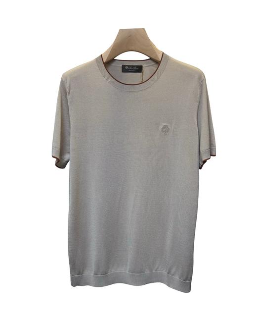 男款刺绣短袖针织衫zh015 商品图0