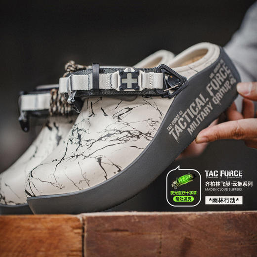 马登洞洞鞋男款2026春季新款户外包头半托两穿凉拖鞋勃肯厨师鞋子 商品图0