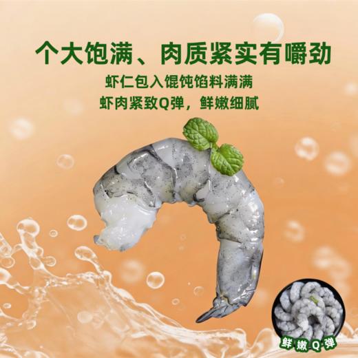 【乔家栅】手作虾仁大馄饨256g/袋*4袋，加赠：猪油渣青菜大馄饨256g/袋*1袋（每袋含馄饨10个，汤料包6g*1包） 商品图3