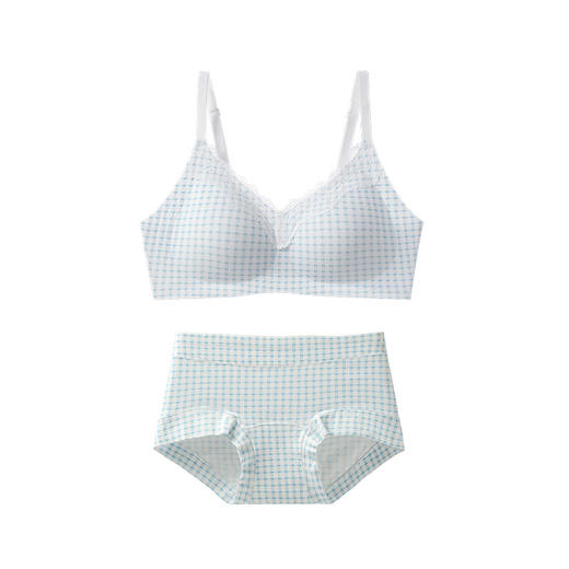 【MUBENMI少女内衣❤三阶田园碎花系列#6355（内衣+内裤套装）】塑型期，适合15-18岁，高中生专属Bra，全天自在穿😌拒绝闷汗、跑杯、勒痕，把云朵触感穿在身上，做自在少女 商品图11