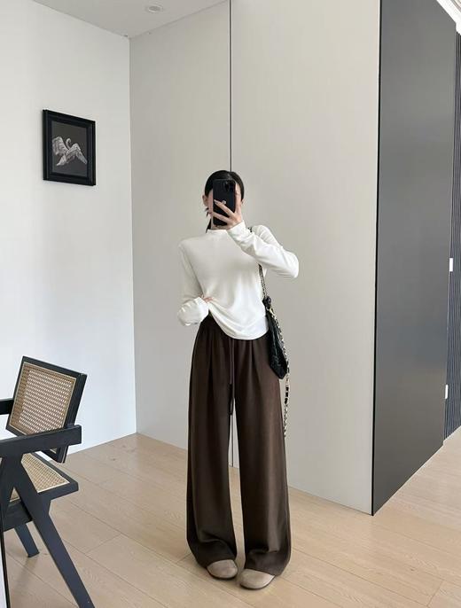 敲高性价比！面料敲舒服的澳绒阔腿裤糯米裤！ 商品图5