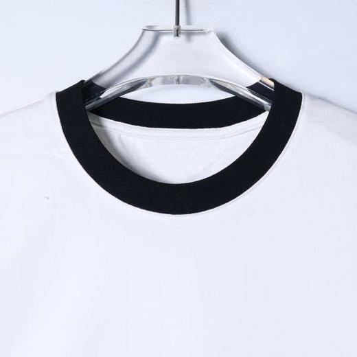 JN3134SDSA男装2026新款高贵轻奢韩系撞色领条纹拼接短袖T恤百搭时尚潮 商品图4