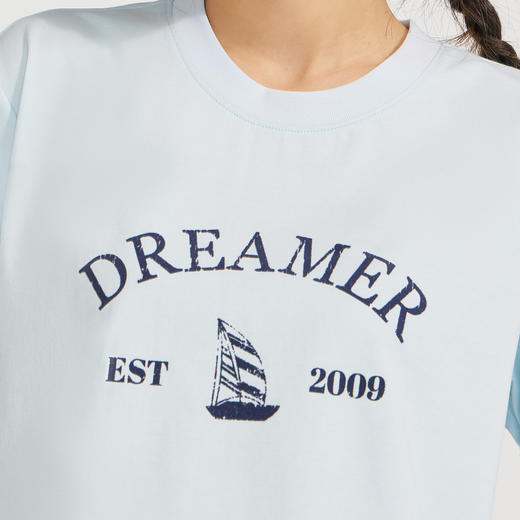 笛莎Deesha 2026年夏季新款青少年索罗娜大图案工艺T恤 商品图3