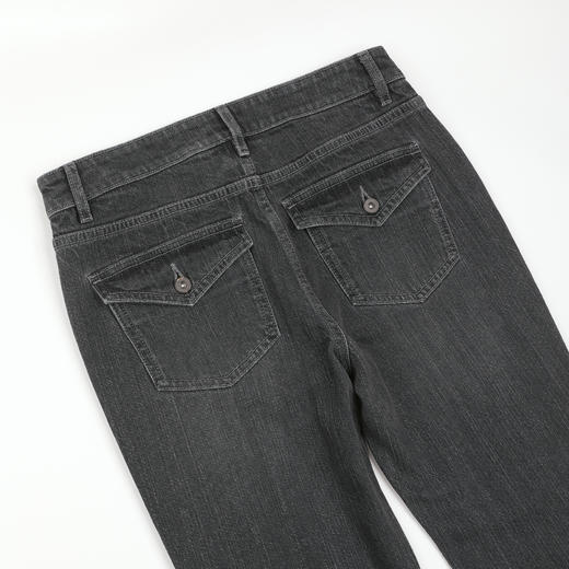 ROMI STUDIO“超模牛仔”新疆棉经典修身牛仔喇叭裤RWCAX87490 商品图4