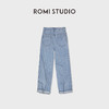 ROMI STUDIO“四季牛仔”全棉复古水洗高腰阔腿牛仔长裤RWDSXT1636 商品缩略图1