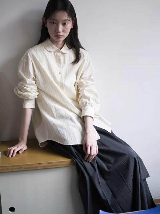 步履不停/6A11302C/条纹衬衫 商品图0