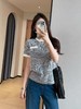 二店y 【3045】 贵气感~珍珠胸袋小香风肌理感浮雕 圆领短袖T恤 商品缩略图0