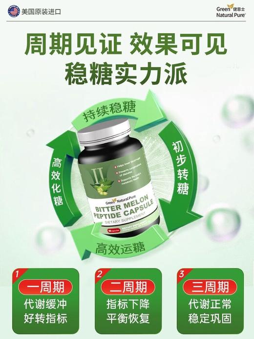 GreenNaturalPure苦瓜肽胶囊60粒/瓶 商品图3