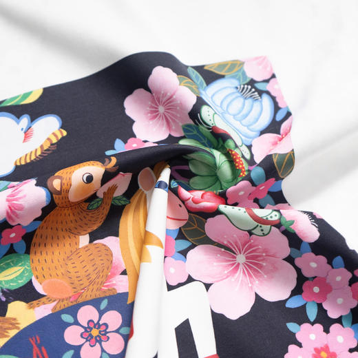 「高货yn」全新升级【铂金会员146/天猫199/差价53】(04112)洛诗琳气质水柔棉印花T恤2026春夏新款百搭正肩显瘦短袖上衣 商品图2